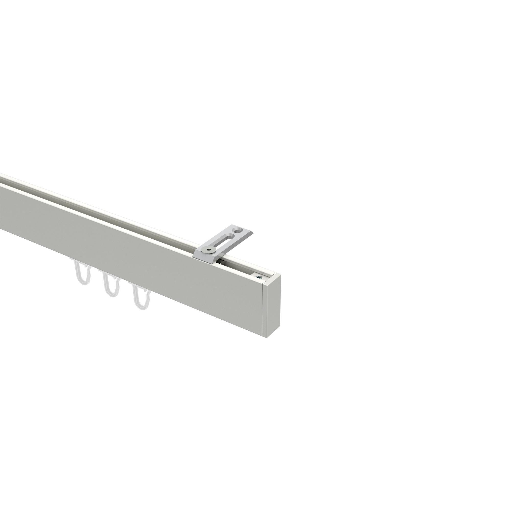 GARDINENSTANGE INNENLAUF Smartline Paxo 420 cm (geteilt in 3 x 140 cm), 1-läufig, 14x35 mm Weiß - Weiß, Metall (420cm) - INTERDECO