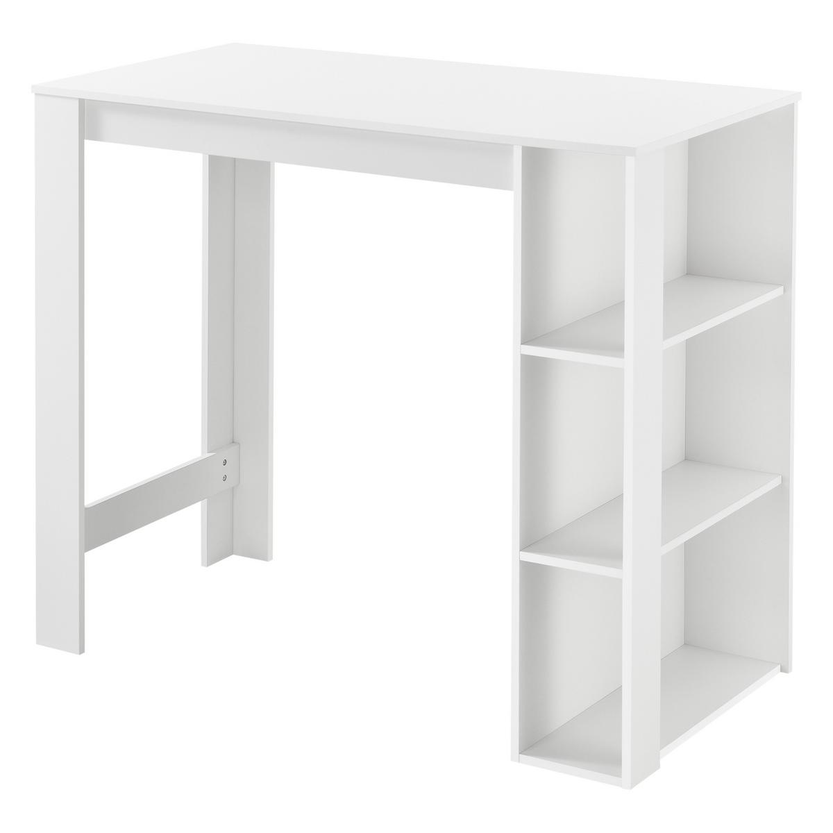 BARTISCH Danderyd - Weiß, Holzwerkstoff (60/120/105.5cm) - [en.casa]