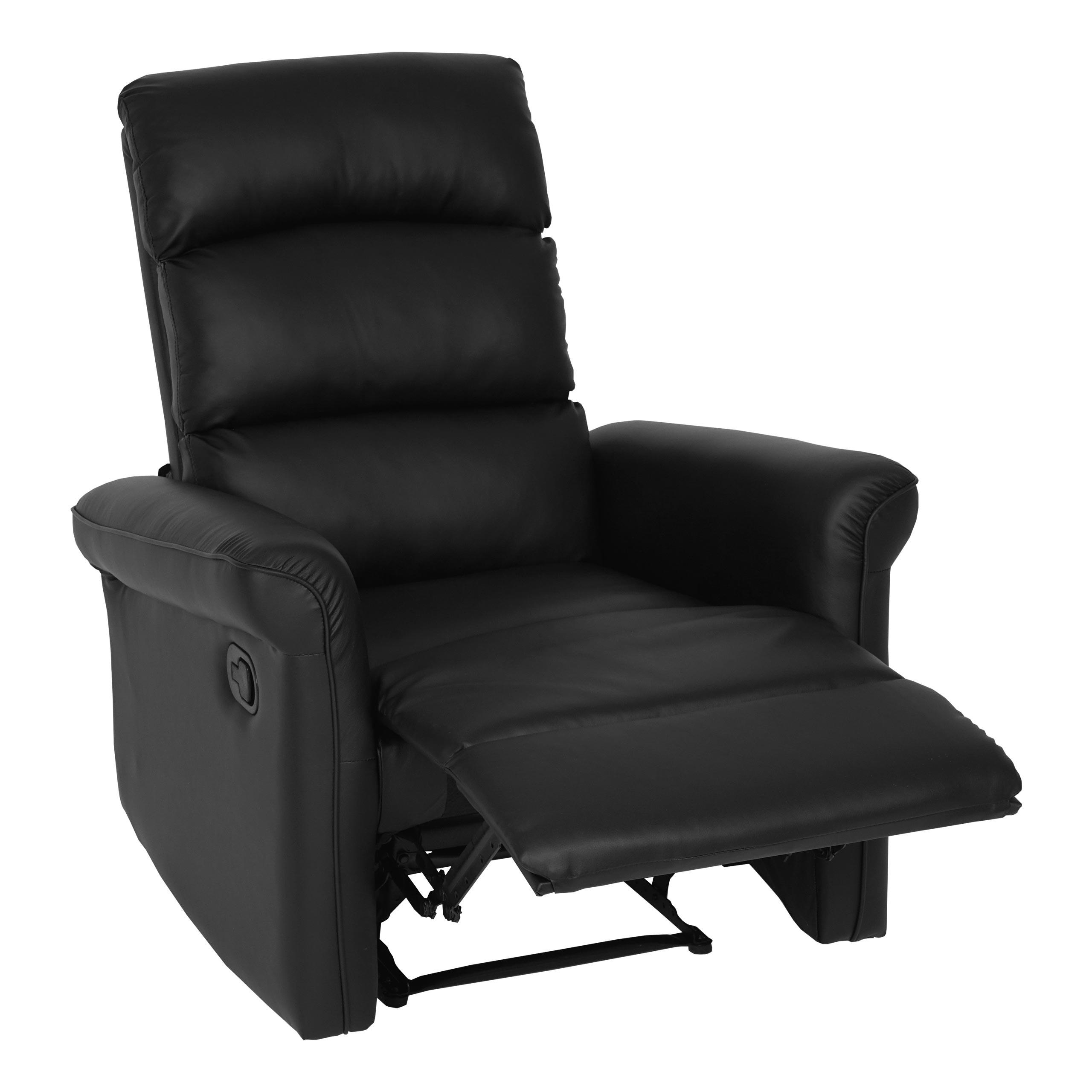 FERNSEHSESSEL Schwarz - Schwarz, Textil (84/104/90cm) - MCW