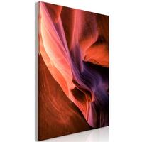 KUNSTDRUCK Rot 40/60 cm - Rot/Lila, Textil (40/60cm) - KUNSTLOFT