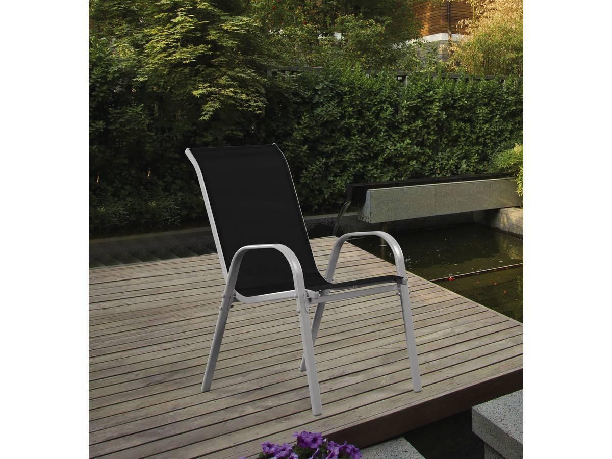 GARTENSESSEL cordoba Schwarz - Schwarz, Metall (75/92/53cm) - Habitat Garten