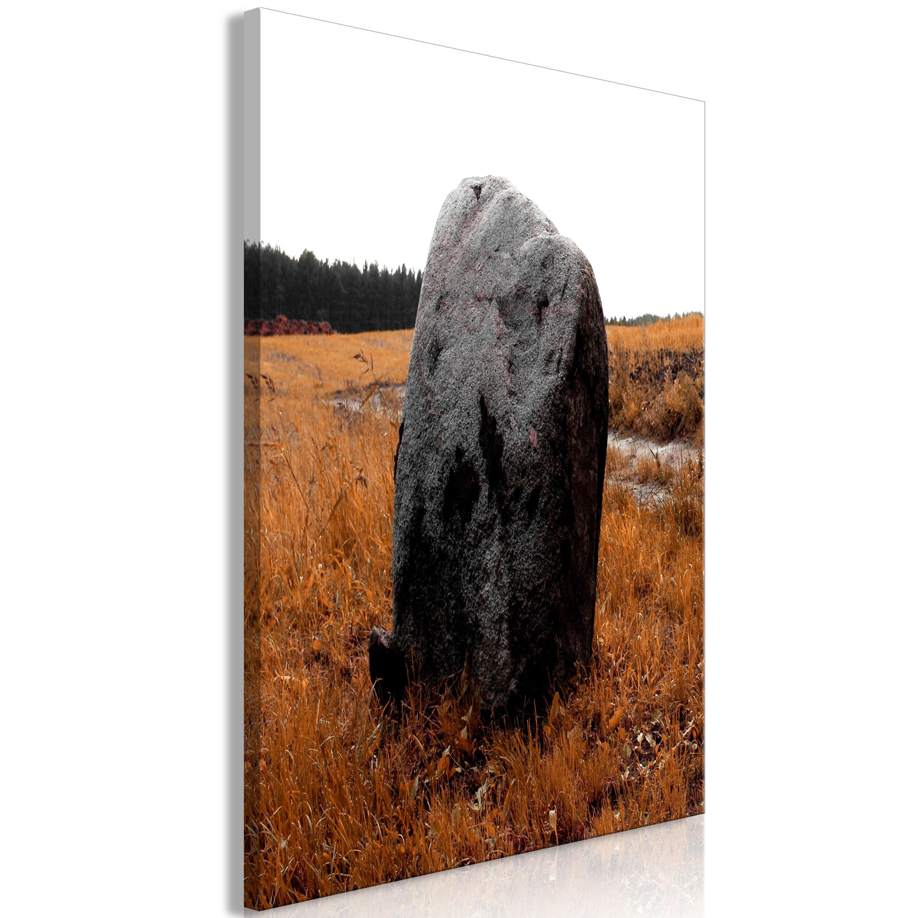 KUNSTDRUCK Braun 40/60 cm - Braun/Grau, Textil (40/60cm) - KUNSTLOFT