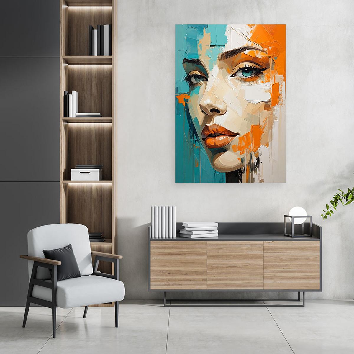 LEINWANDBILD Menschen & Charaktere 30x45cm - Multicolor, Textil (30/45cm) - Feeby