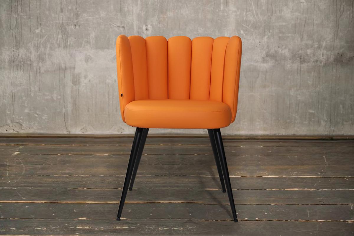 ESSZIMMERSTUHL JADA Orange Kunstleder (1er-Set) - Orange, Kunststoff/Textil (59/79/55cm) - KAWOLA