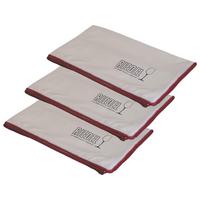 POLIERTÜCHER Profi weiß 28,5 x 16,8 cm 3er Set - Weiß, Kunststoff (18.6/28.5cm) - Riedel