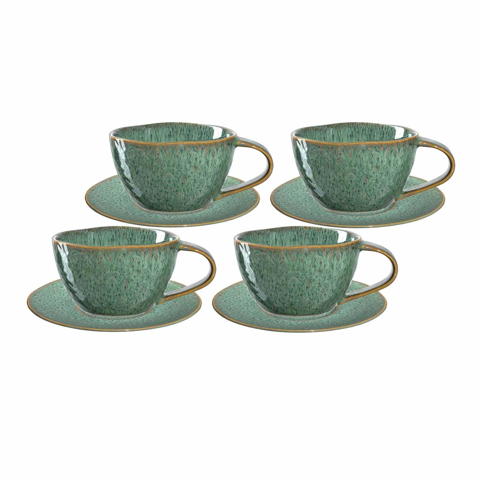 CAPPUCCINOTASSEN Matera Grün 180 ml 4-tlg. - Grün, Keramik (0.29L) - Leonardo Living