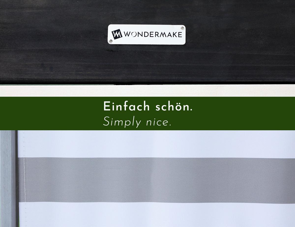 SANDKASTEN soldere1 - Weiß, Holz (120/120/29cm) - WONDERMAKE