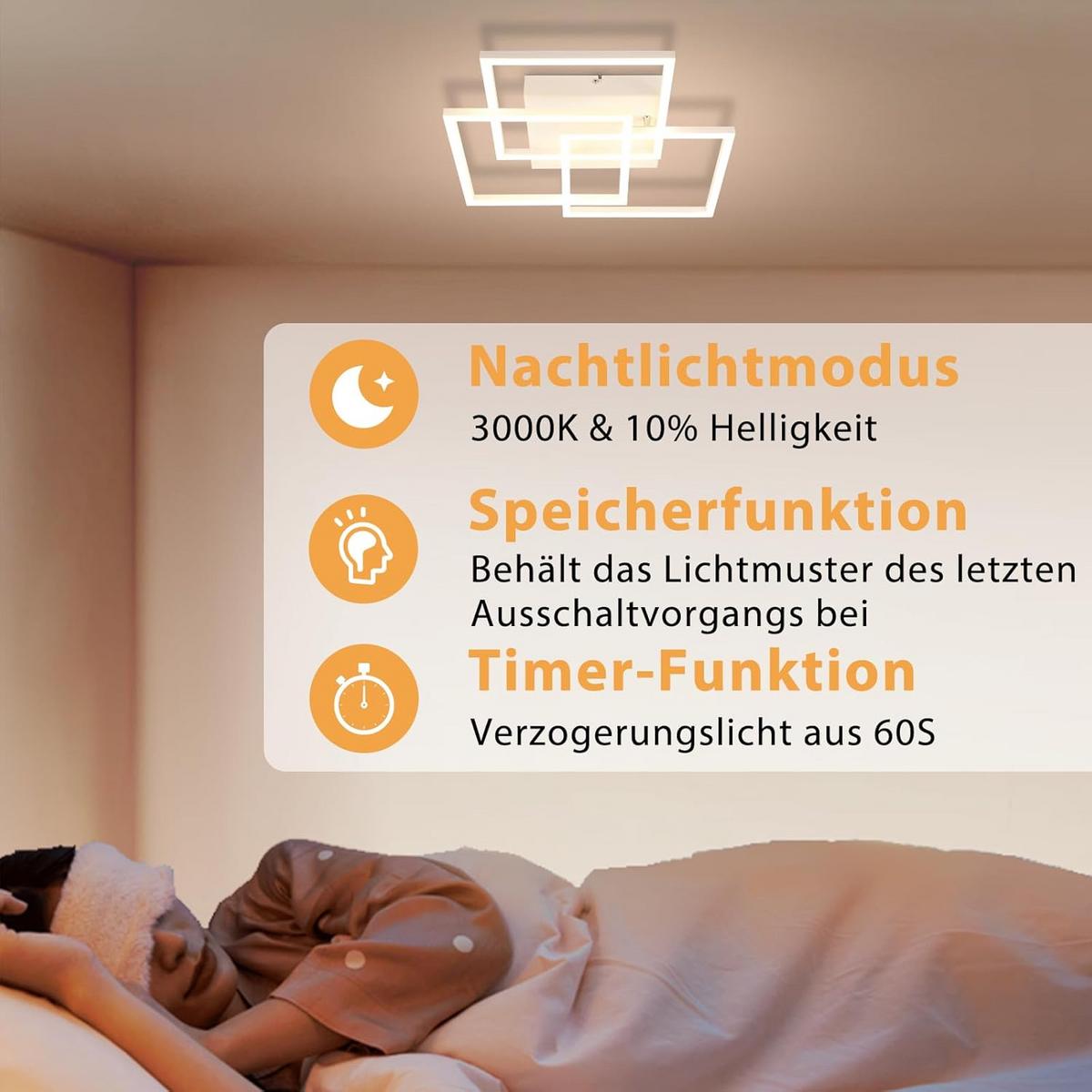 LED-DECKENLEUCHTE Kranzfluch 40.0/9.0/40.0 cm - Weiß, Metall (40/40/9cm) - ZMH