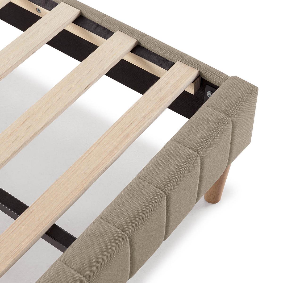 POLSTERBETT + kopfteil 140x190 cm Eris, Beige - Beige, Textil (192/142/90cm) - VS Venta-stock