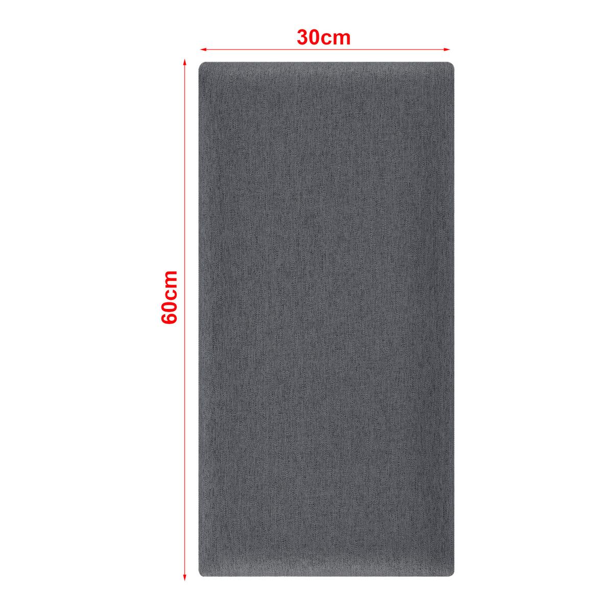 KOPFPOLSTER-SET 3 TLG. Carpino - Dunkelgrau, Textil (30/60/3cm) - [neu.haus]