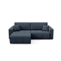 ECKSOFA Augusto - Blau, Holzwerkstoff/Textil (244/149cm) - Fun Möbel