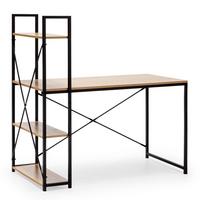 SCHREIBTISCH 120/64/120 Lidia schwarz - Schwarz, Holzwerkstoff (64/120/120cm) - VS Venta-stock