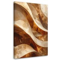 LEINWANDBILD Abstraktion 20x30cm - Beige, Textil (20/30cm) - Feeby