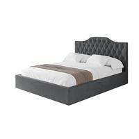 POLSTERBETT mit Bettkasten und Lattenrost, Boxbett ohne Matratze - FALIO 120x200 Dunkelgrau - Anthrazit, Holzwerkstoff/Textil (120/200cm) - ALTDECOR