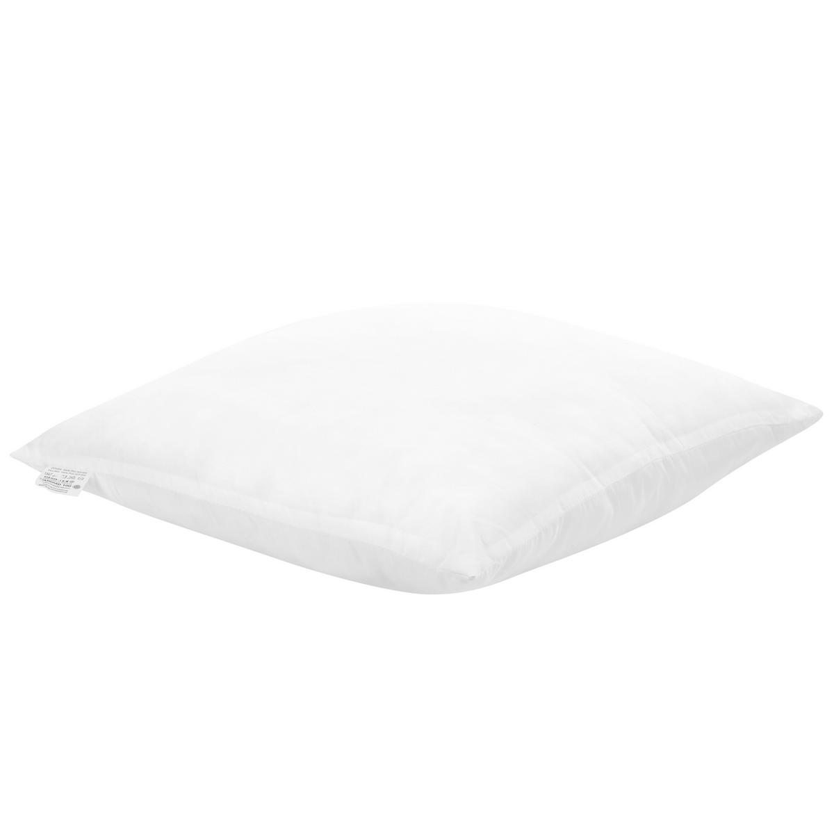 KOPFKISSEN Weiß 80/80 cm Errigal - Weiß, Textil (80/80cm) - Beliani
