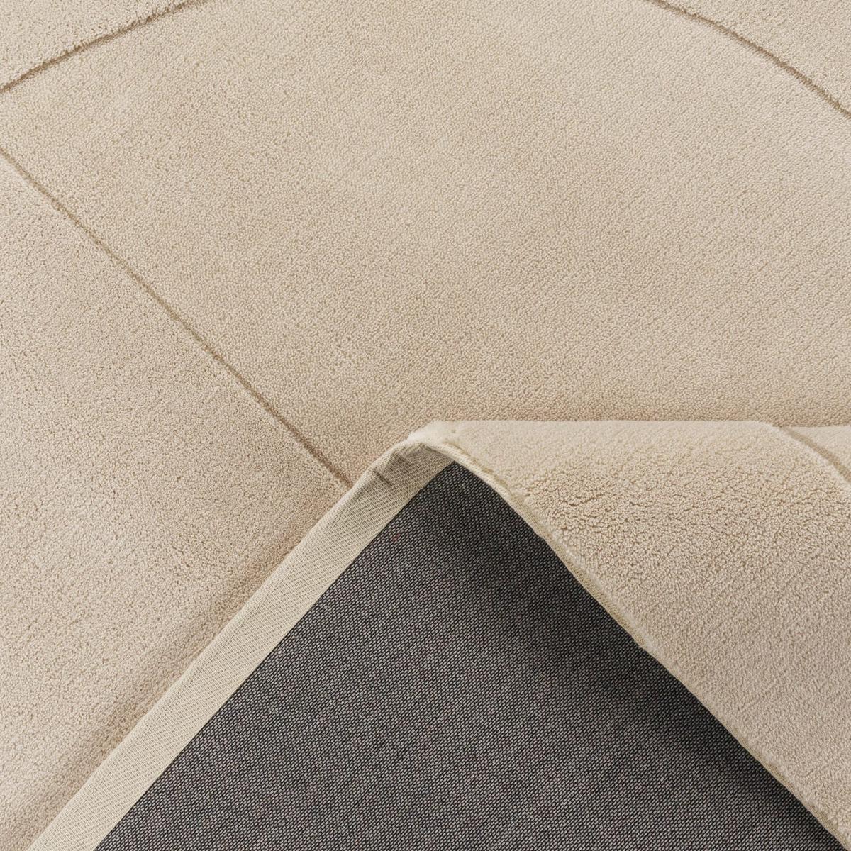 STRUKTURTEPPICH, abstrakt in 3D, Creme, 200 x 280 cm - Beige, Textil (280/200cm) - KADIMA DESIGN