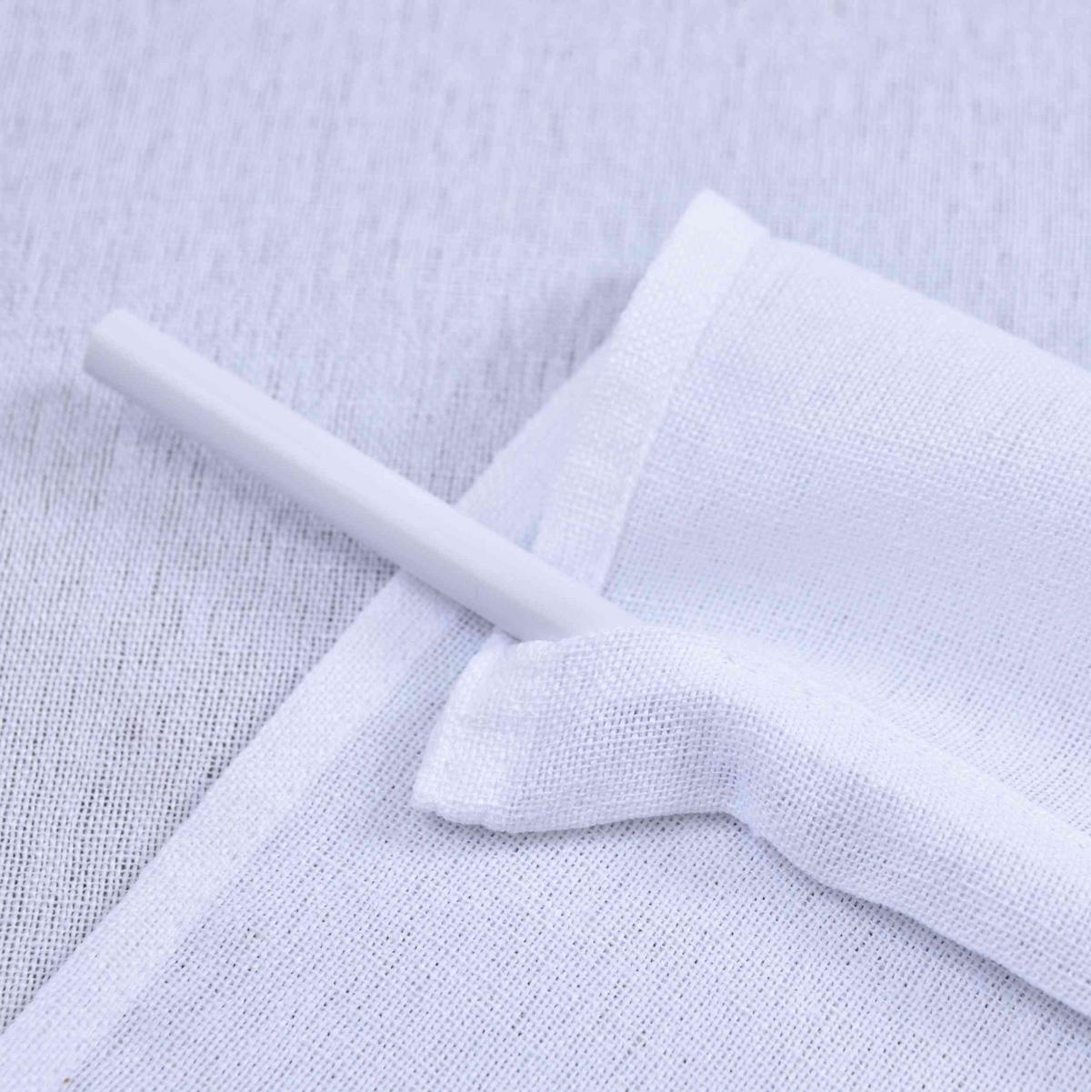 SCHIEBEVORHANG 2ER SET »Leipzig« HxB 245x60 cm Weiß - Weiß, Textil (60/245cm) - Gardinenbox