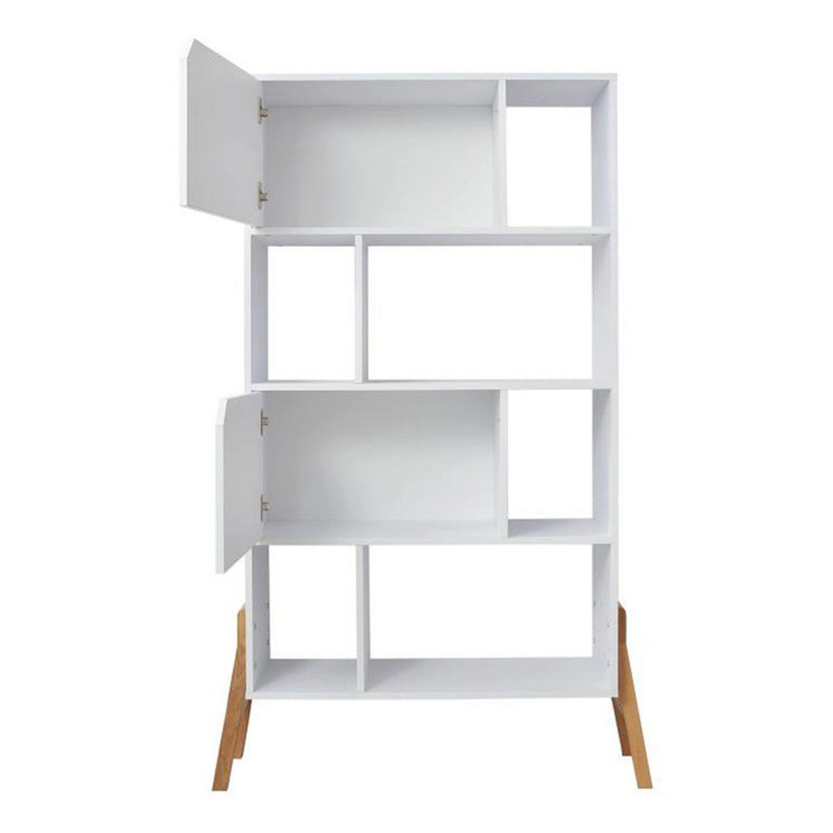 BÜCHERREGAL Weiß - Weiß, Holzwerkstoff (103/163/39cm) - Petits-meubles