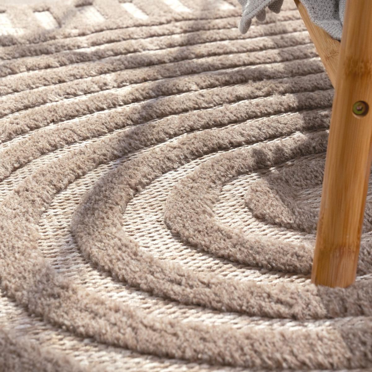 OUTDOORTEPPICH Ethno Beige 120 x 160 cm - Beige, Kunststoff (120/160cm) - TT Home