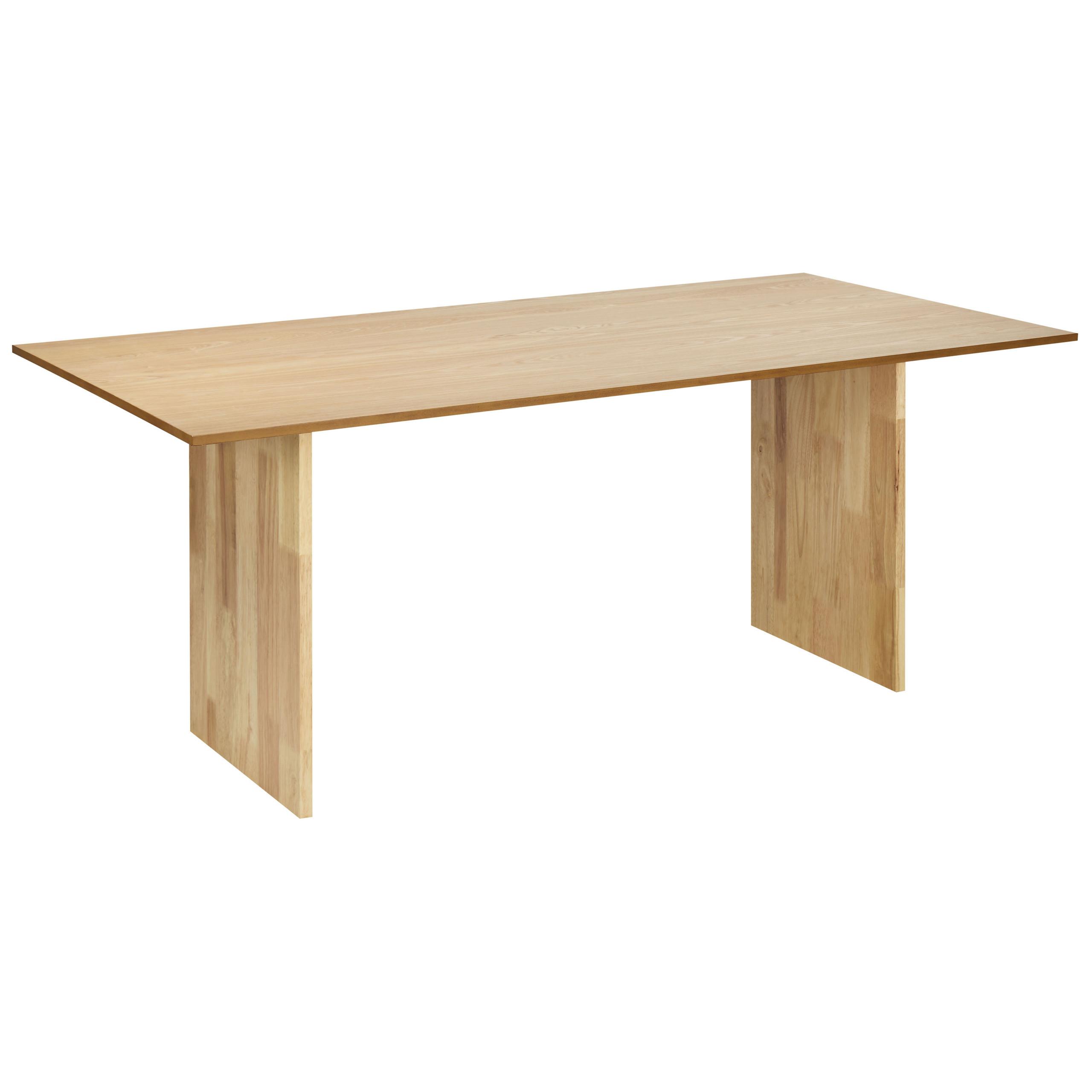 ESSTISCH 180/90 cm Helles Holz Moora - Hellbraun, Holzwerkstoff (180/90/75cm) - Beliani