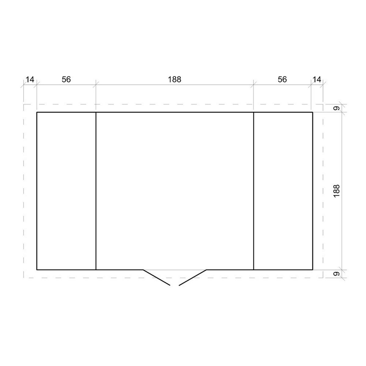 HOLZHAUS GARTENHAUS mit Brennholzschuppen M391+M391G - mit imprägniertem Boden- 3,53 + 0,97 + 0,97 m2 - Beige, Holz (328/218/206cm) - Timbela