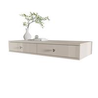 KONSOLE Glamour hängend mit Kristallgriff - Kaschmir/Transparent, Holzwerkstoff (100/15/42cm) - Lookway