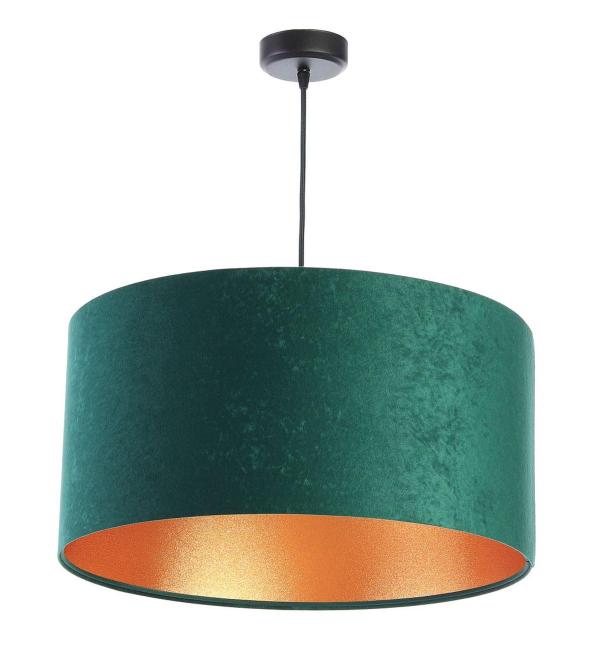 HÄNGELEUCHTE Grün 50/25 cm - Goldfarben/Grün, Kunststoff (50/0.8/25cm) - ONZENO
