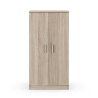 SCHUHSCHRANK 2 Türen (30 Paar) Zapateros - H108cm - Eichefarben, Holzwerkstoff (36/108/11.8cm) - Calicosy