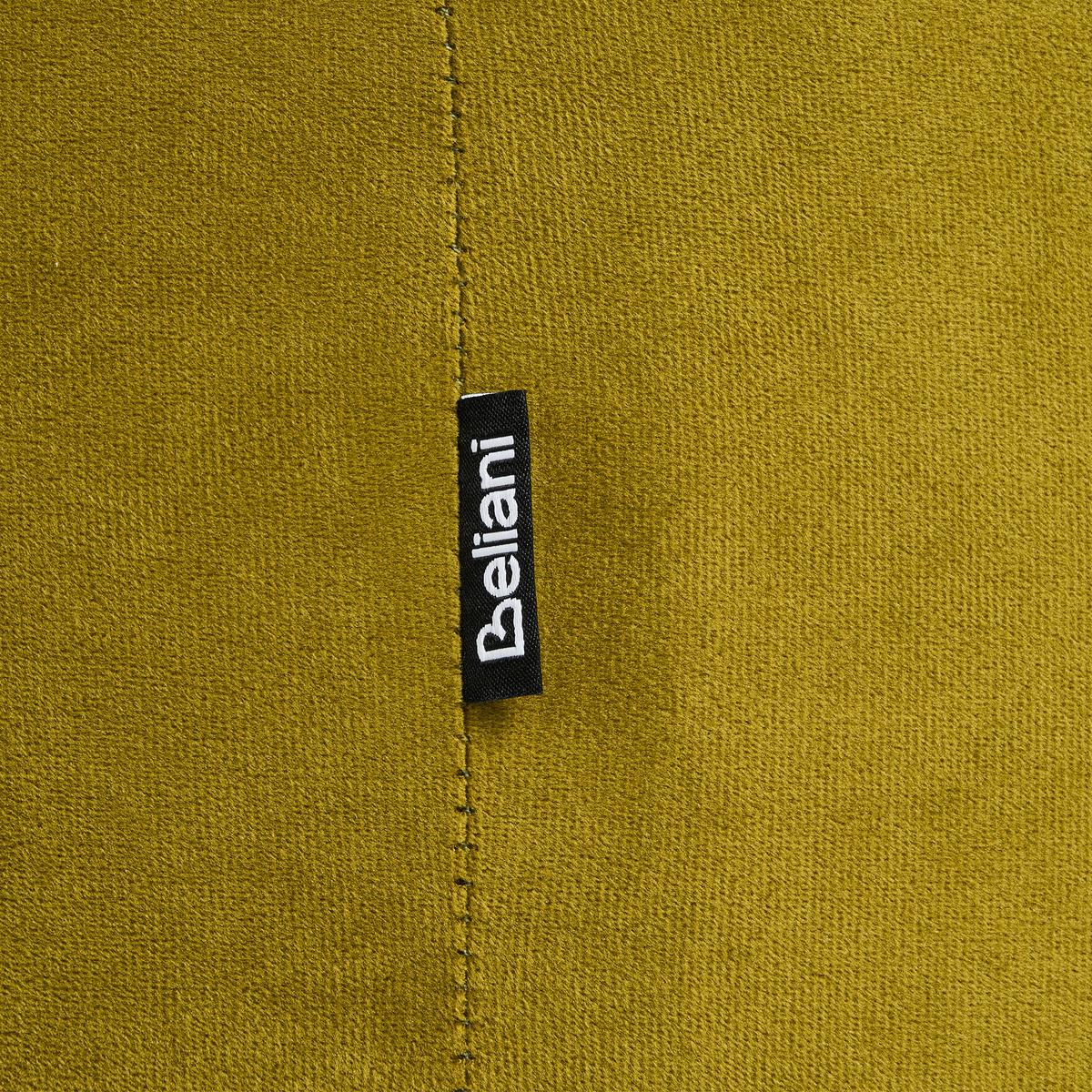 POUF Samtstoff Olivgrün Millen - Olivgrün/Grün, Textil (61/36/61cm) - Beliani