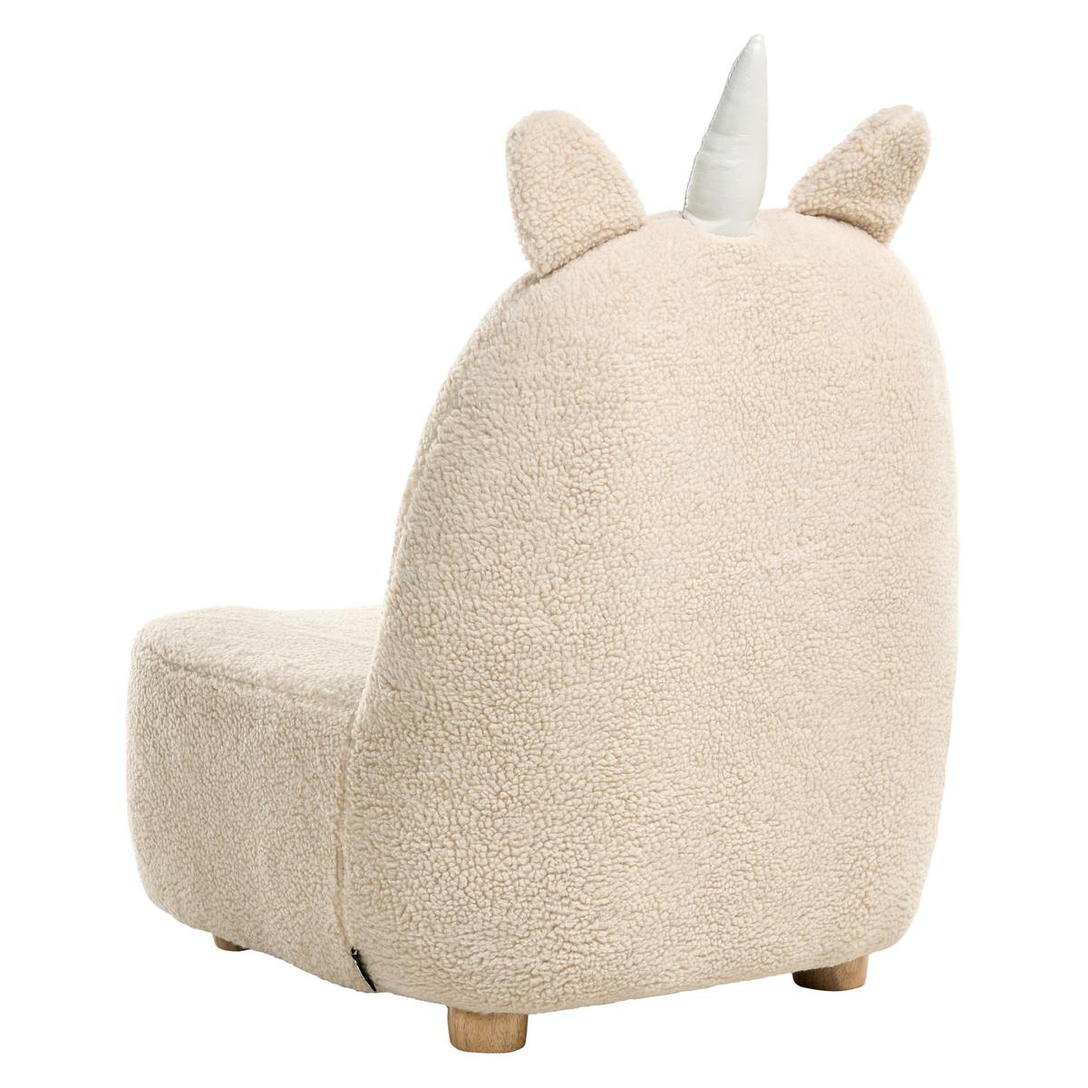 KINDERSESSEL Hellbeige Lulea - Beige/Braun, Textil (50/75/54cm) - Beliani