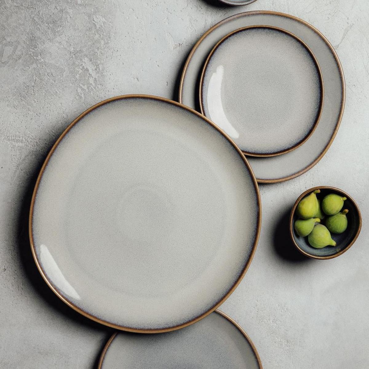 BROTTELLER Lave Beige 17,6 x 16,8 cm 6er Set - Beige, Keramik (17.6cm) - like.Villeroy & Boch