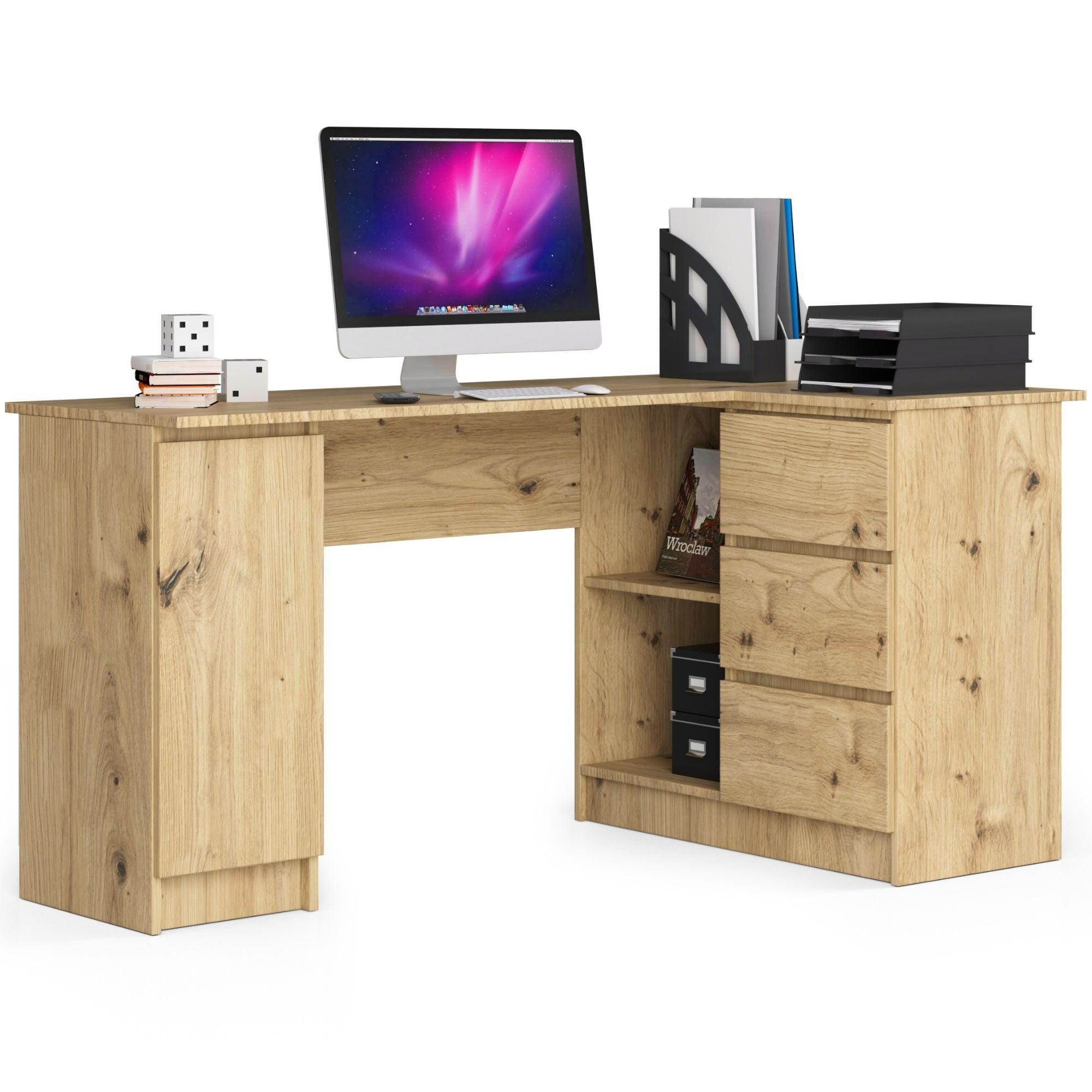 SCHREIBTISCH Eiche Artisan 77/155/85 - Eiche Artisan, Holzwerkstoff (124/85/77cm) - RAUMHIRSCH FURNITURE