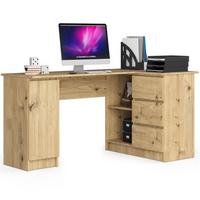 SCHREIBTISCH Eiche Artisan 77/155/85 - Eiche Artisan, Holzwerkstoff (124/85/77cm) - RAUMHIRSCH FURNITURE