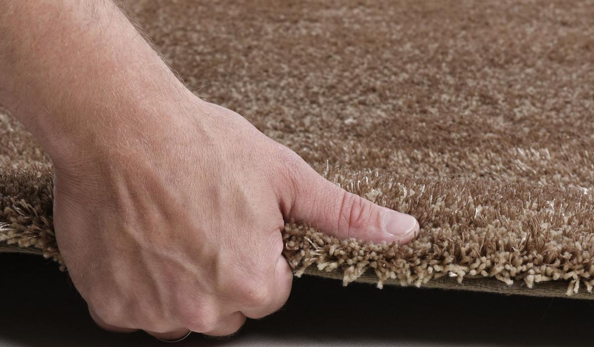 HOCHFLORTEPPICH Alessia 160x230 cm - Cappuccino, Textil (160/230cm) - Gino Falcone
