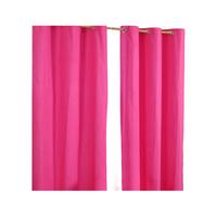 ÖSENVORHANG blickdicht 2er-Set, 117/137 cm - Pink, Textil (117/137cm) - Homescapes