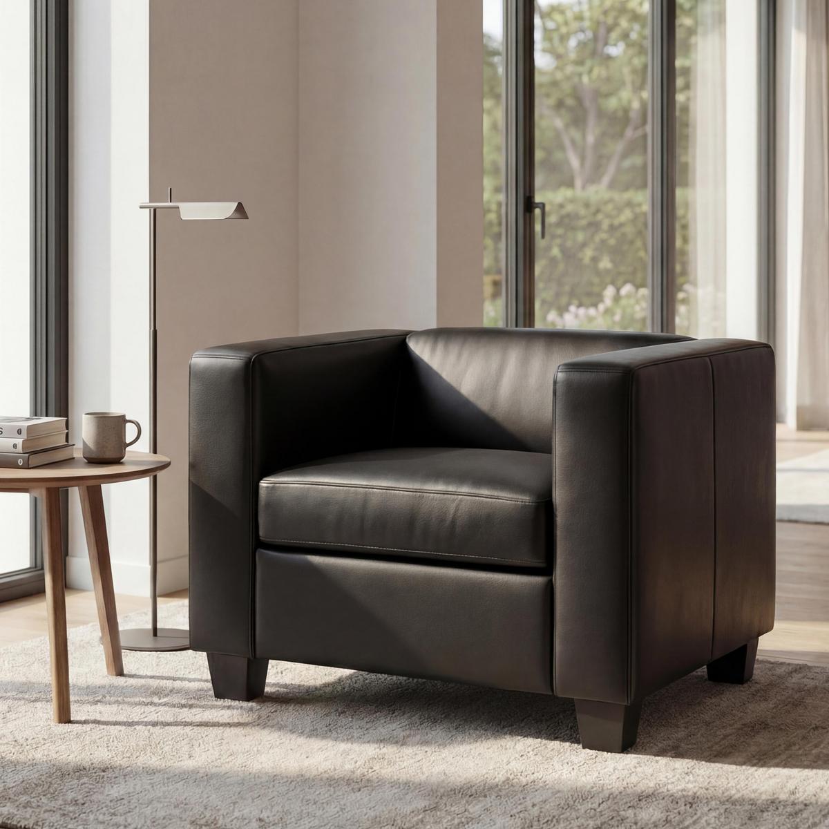SESSEL LOUNGESESSEL Schwarz - Schwarz, Textil (86/70/75cm) - MCW