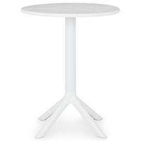 GARTENTISCH LUZ weiß - Weiß, Kunststoff (60/60/76cm) - IDIMEX
