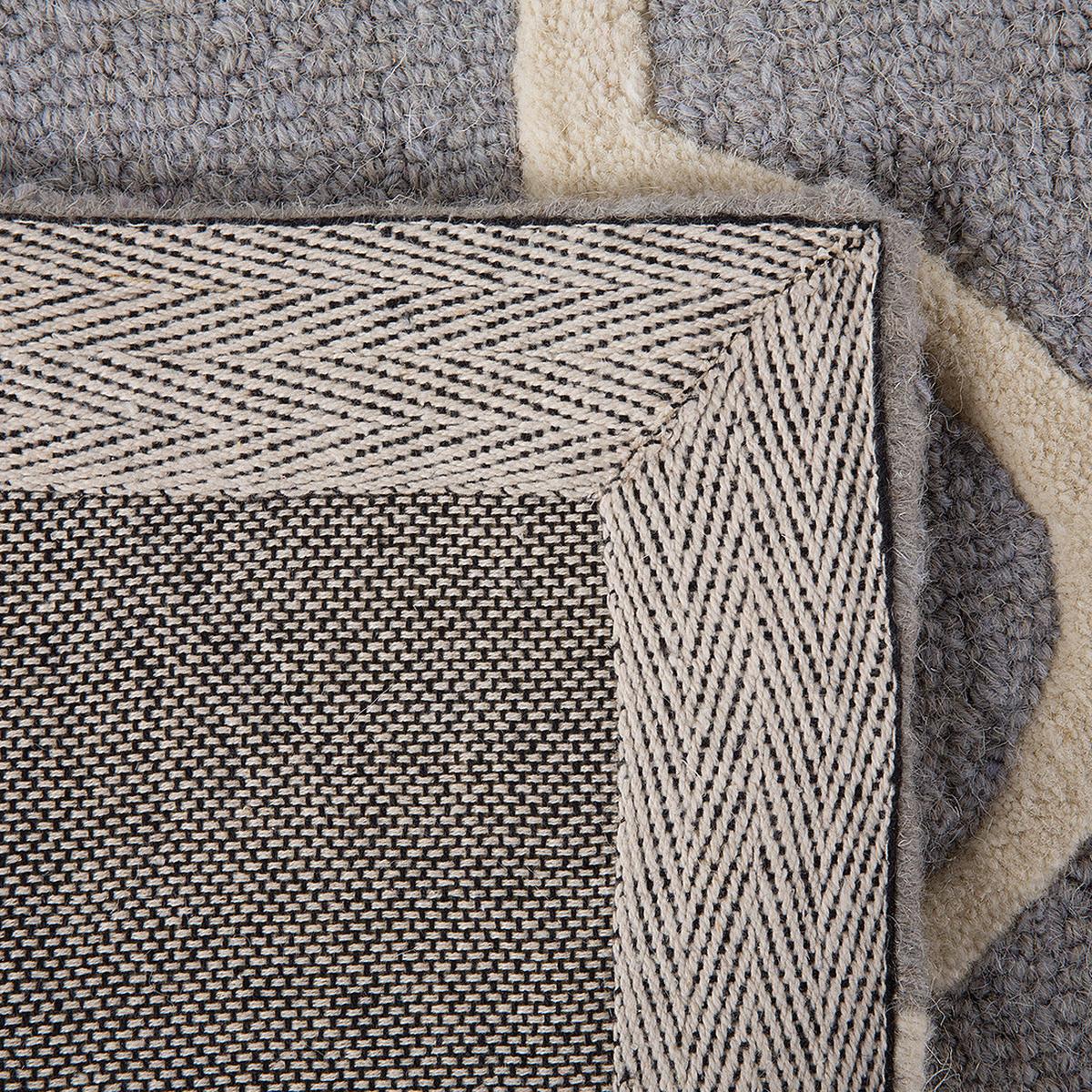 KURZFLOR-TEPPICH Silvan 150/80 cm - Grau, Textil (80/150cm) - Beliani