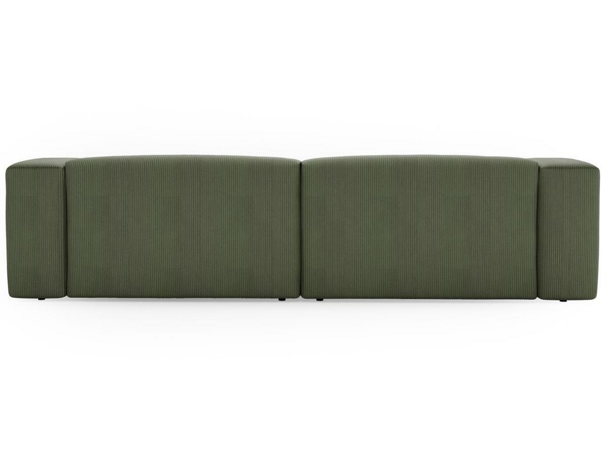 ECKSOFA Landi Grün Rechts - Schwarz/Grün, Kunststoff/Textil (240/180cm) - Graingold