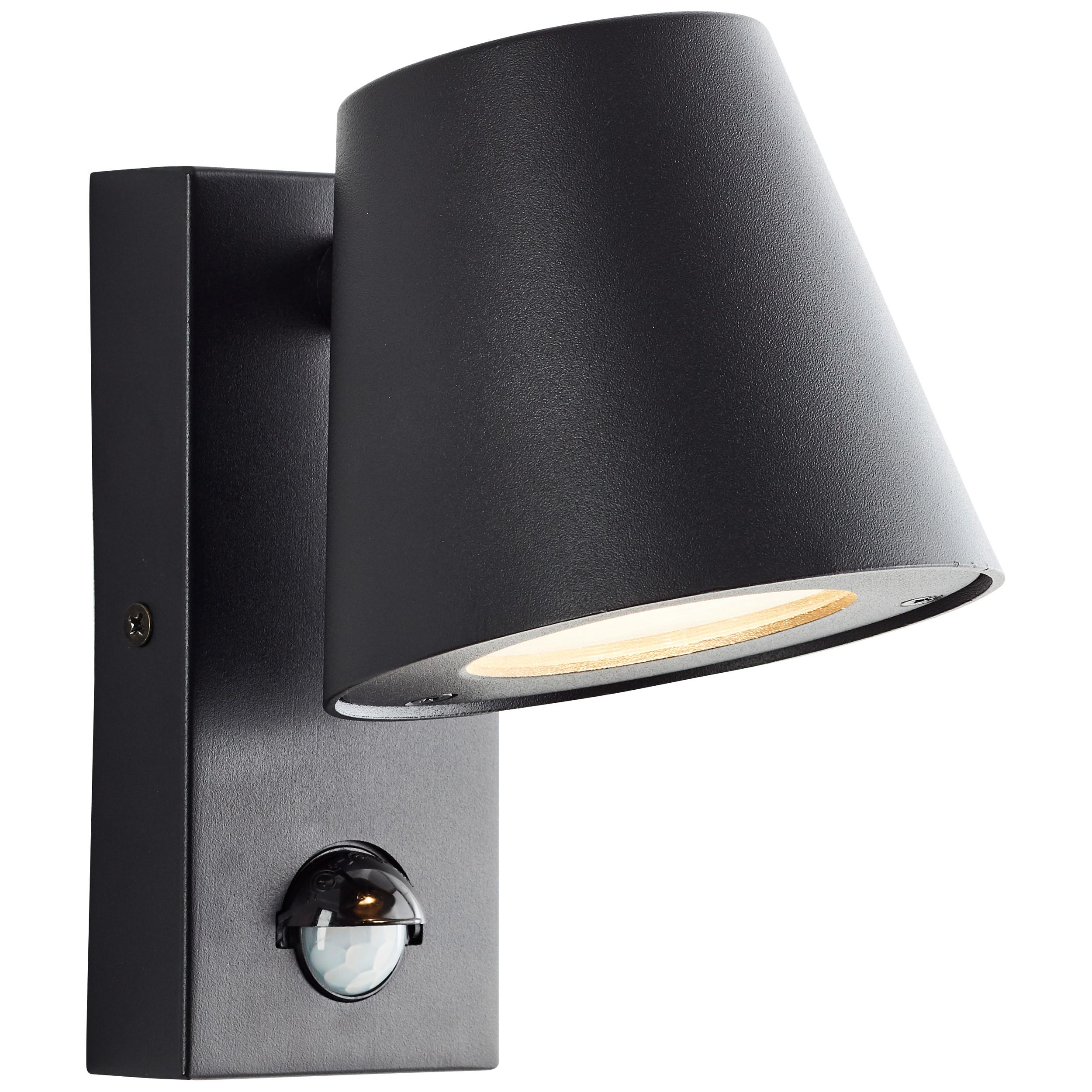 AUSSENWANDLEUCHTE Bari 44321/06 - Schwarz, Metall (11/17/15.5cm) - Brilliant