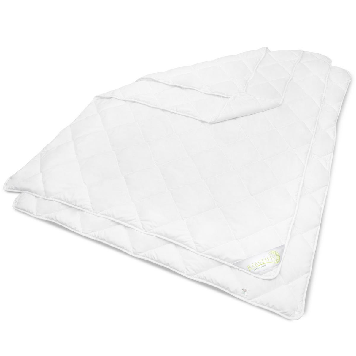 BETTDECKE BeauNuit JD 135x200cm 4 Jahreszeiten (2tlg) - Weiß, Textil (135/200cm) - Beautissu 