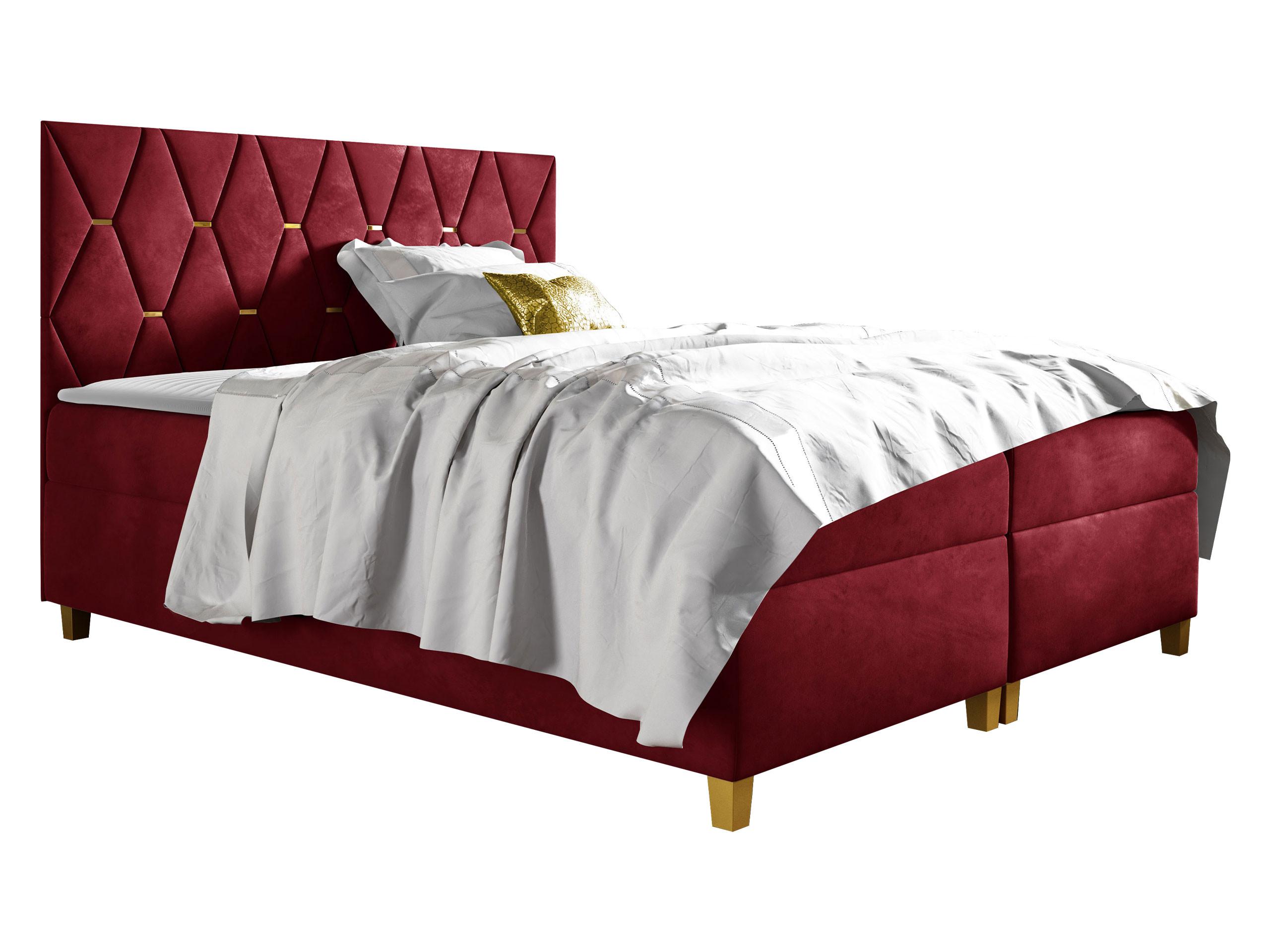BOXBETT Inez - H3 - Rot, Holz (160/200cm) - MIRJAN24