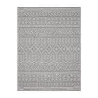 OUTDOORTEPPICH Grau-Dunkelgrau 80 x 250 cm - Dunkelgrau, Kunststoff (80/250cm) - TT Home