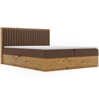 BOXBETT Forest 180x200 Braun - Braun, Holz/Textil (180/200cm) - Graingold