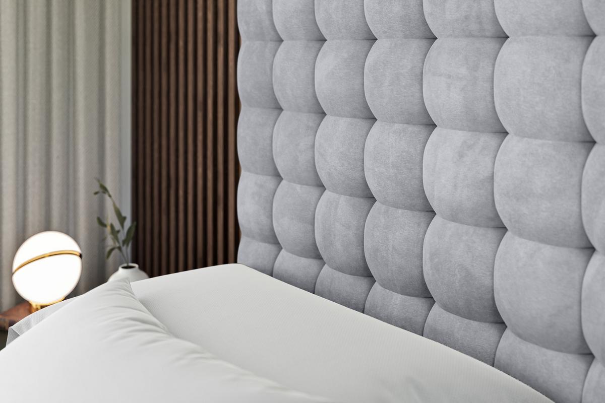 BOXBETT VIONE-Z - 140 x 200 - H3 - Hellgrau - Hellgrau, Holzwerkstoff (140/200cm) - ALTDECOR
