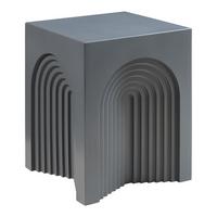 BEISTELLTISCH Elverumn - Grau, Holzwerkstoff (35/35/45cm) - [en.casa]
