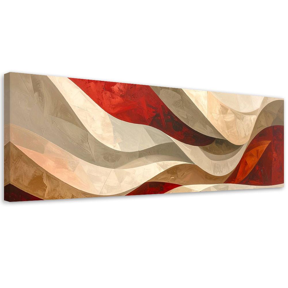 LEINWANDBILD 3D und geometrisch 150x50cm - Multicolor, Textil (150/50cm) - Feeby