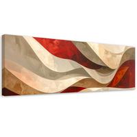 LEINWANDBILD 3D und geometrisch 150x50cm - Multicolor, Textil (150/50cm) - Feeby