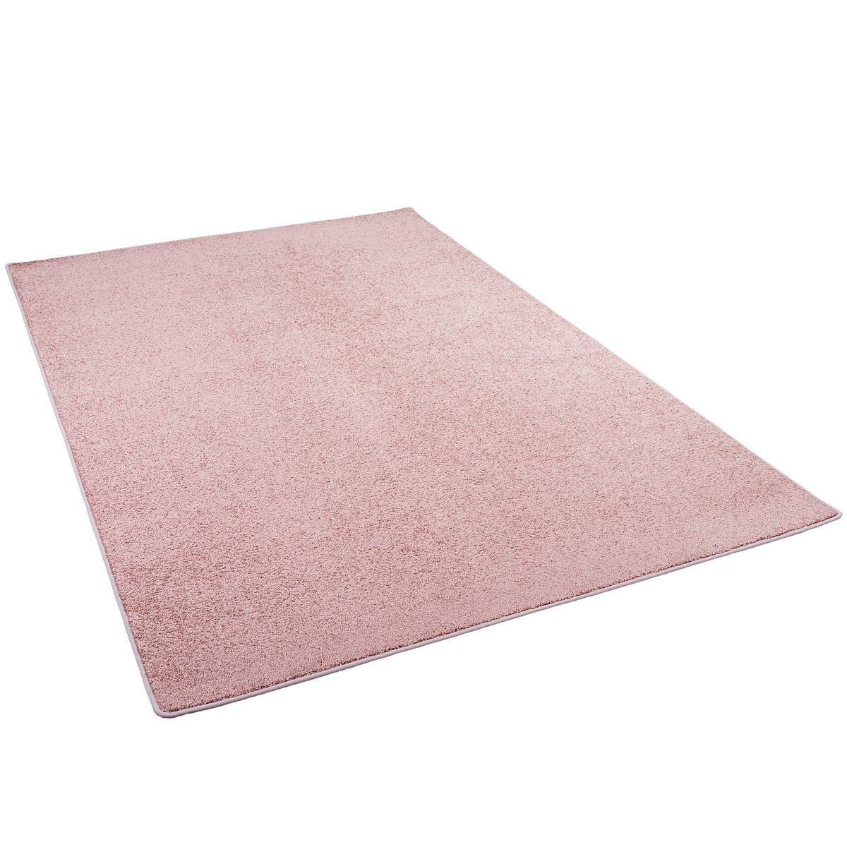 HOCHFLOR VELOURS TEPPICH LUNA - Rosa, Textil (200/250cm) - Snapstyle