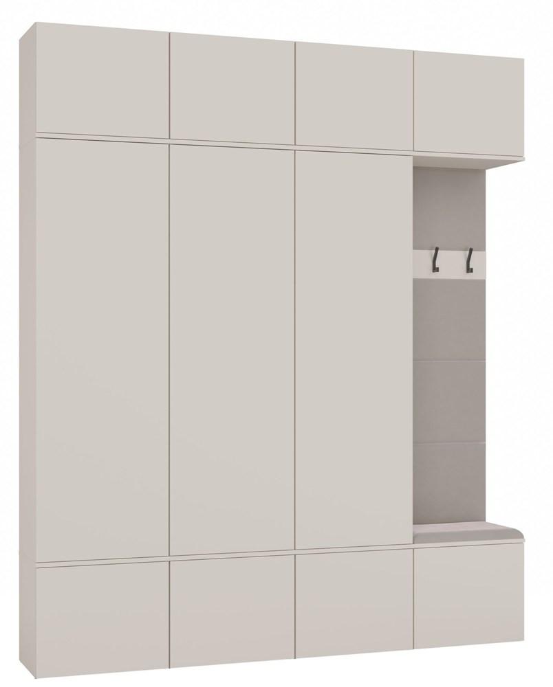 GARDEROBENSCHRANK modern, Schrank Set Kleiderschrank - Schuhschrank Kaschmir 200/238/35 - Kaschmir, Holzwerkstoff (200/238/35cm) - RAUMHIRSCH FURNITURE